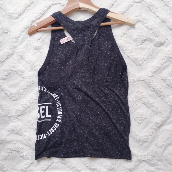 Victoria’s Secret Oversized Gray Racerback Tank - Picture 3 of 4